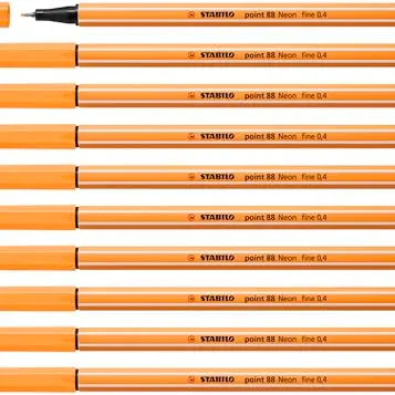 STABILO Fineliner point 88 - 10er Pack Neonfarben