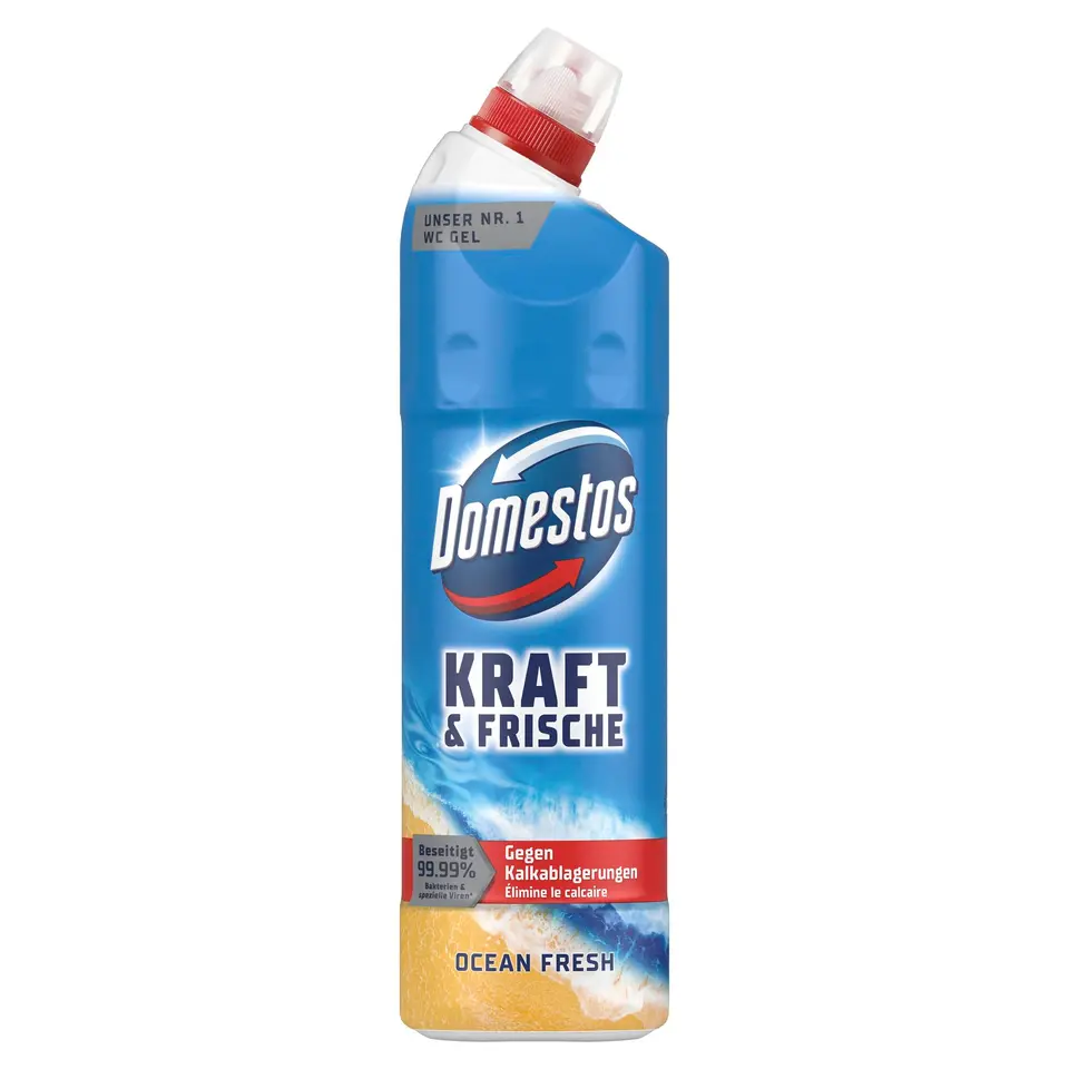 Domestos Kraft & Frische WC Gel Ocean Fresh 750 ml