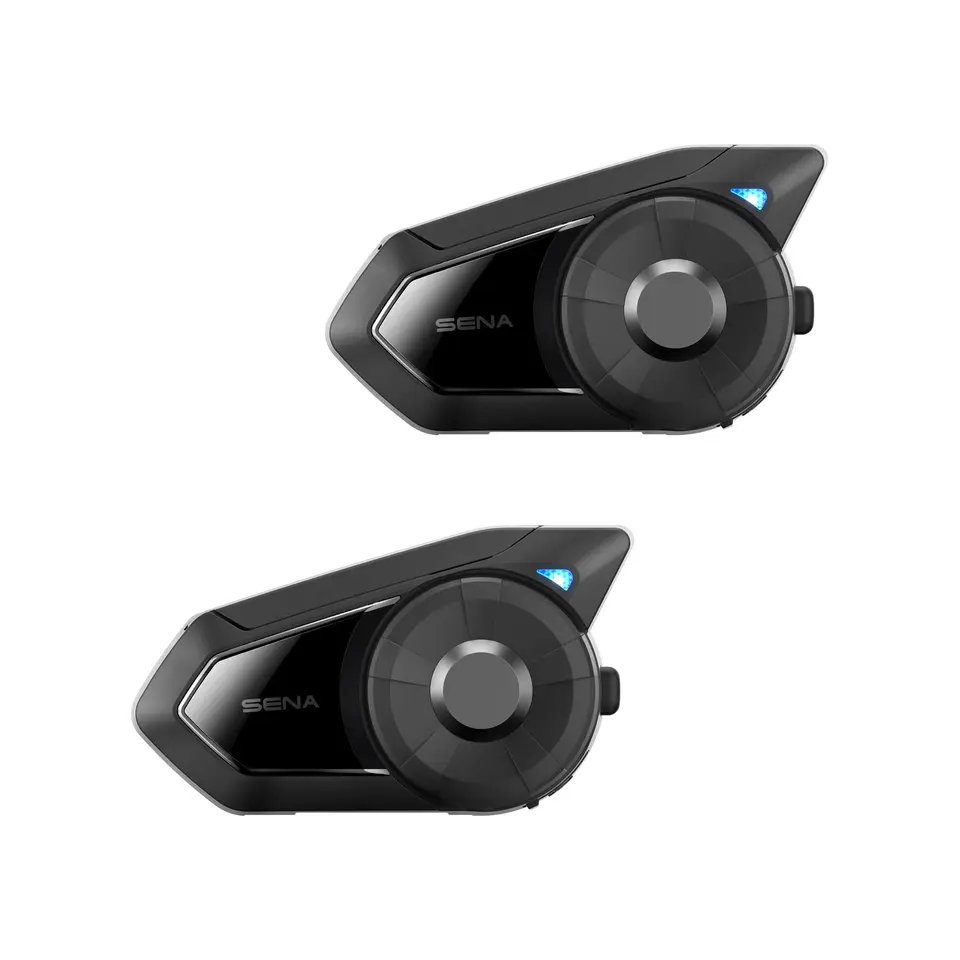 Sena 30K Bluetooth Headset für Motorräder/Doppelpack mit HD Lautsprechern