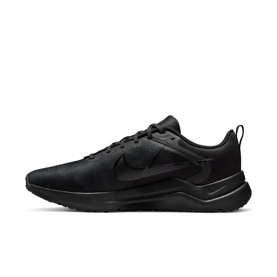Nike Herren Downshifter 12 Sneaker, Schwarz/Grau, Größe 43 EU