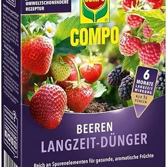 COMPO Beeren Langzeit-Dünger für Beeren, Obst und Gemüse, 2 kg