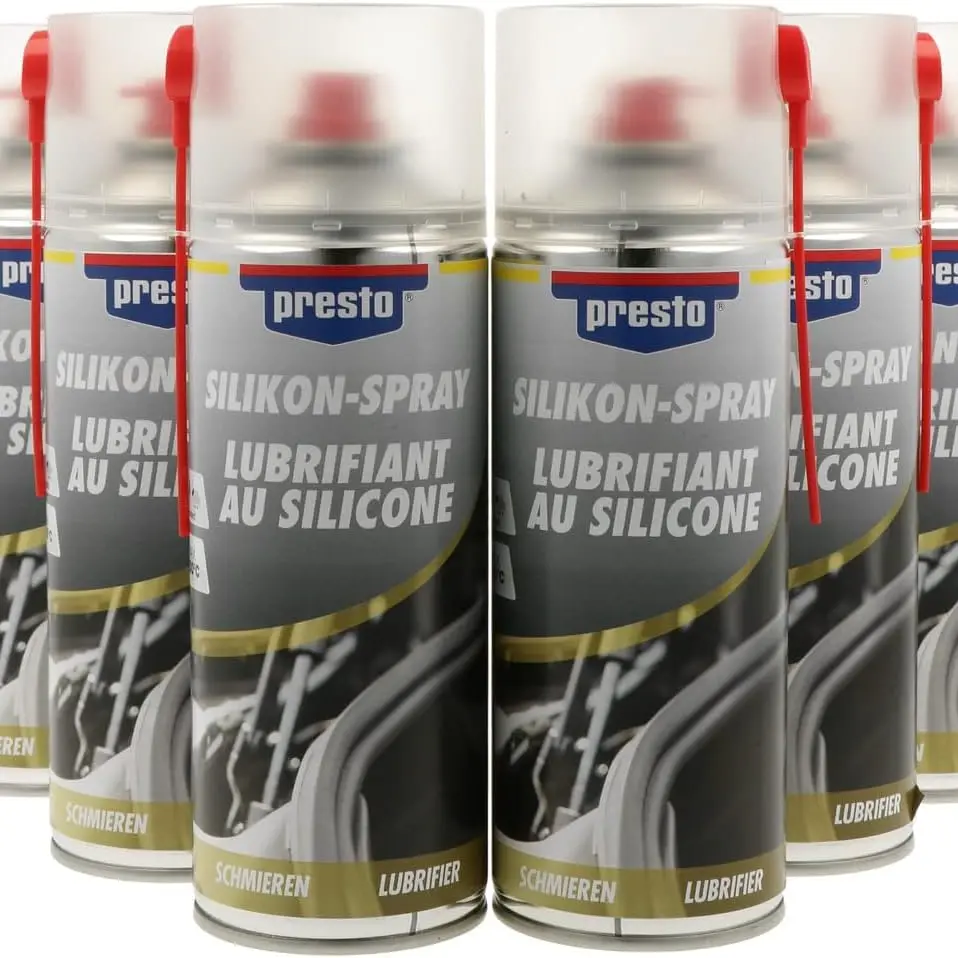 presto Silikonspray Set 6 x 400 ml - Schmiermittel & Schutz