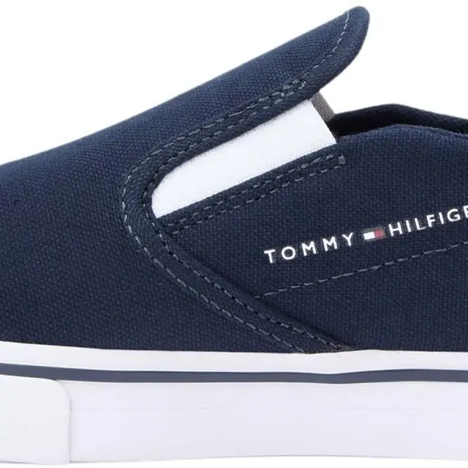 Tommy Hilfiger Herren Sneaker Core Slip On, Blau (Desert Sky), Größe 40