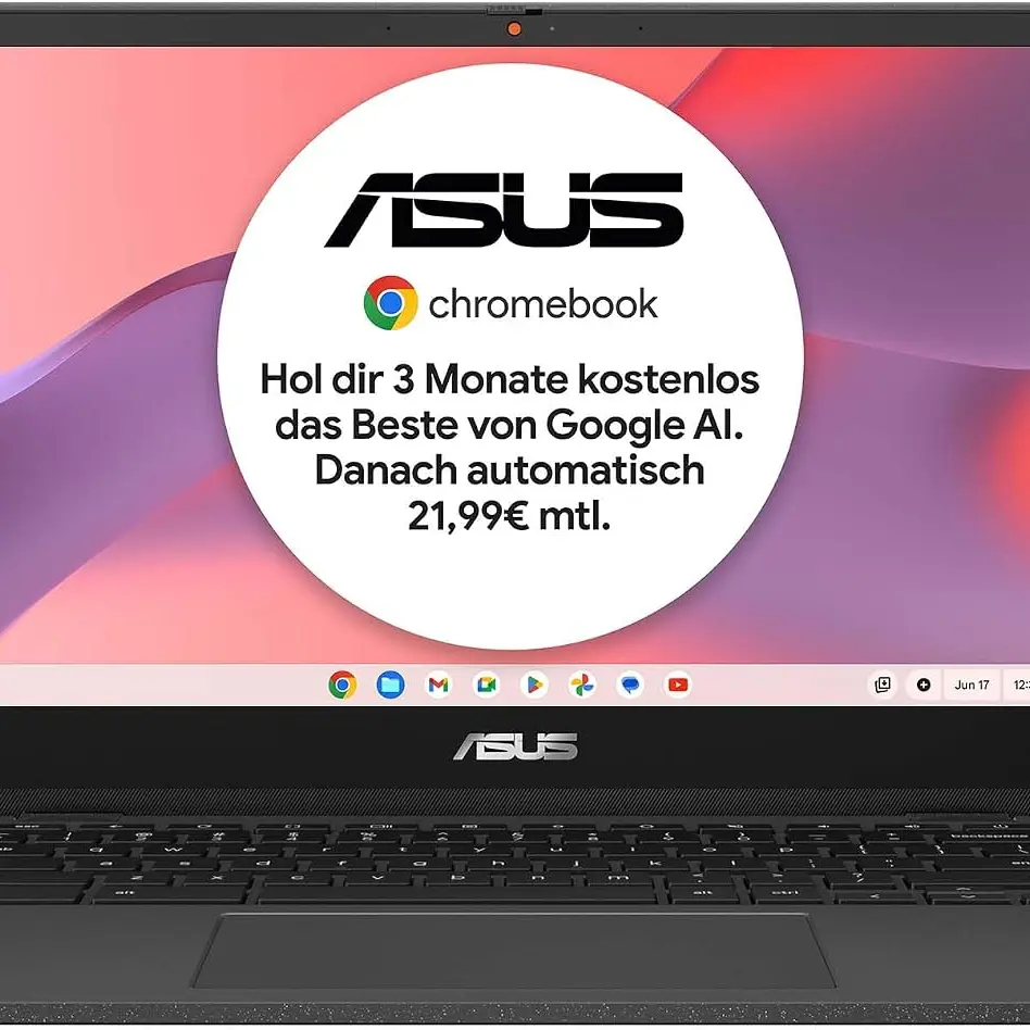 ASUS Chromebook CM1 | 14" Full-HD | 4 GB RAM | 128 GB eMMC | ChromeOS | Gravity Grey