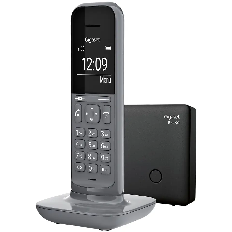 Gigaset CL390 DECT-Telefon mit Freisprechfunktion, grafikdisplay und leichter Bedienung, grau