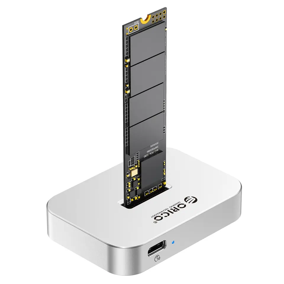 ORICO M.2 NVMe/SATA SSD Gehäuse, USB 3.2 Gen 2, kompatibel mit Windows, Mac, Linux