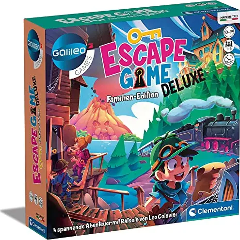 Clementoni Escape Game für Kinder ab 8 Jahren, Deluxe Version