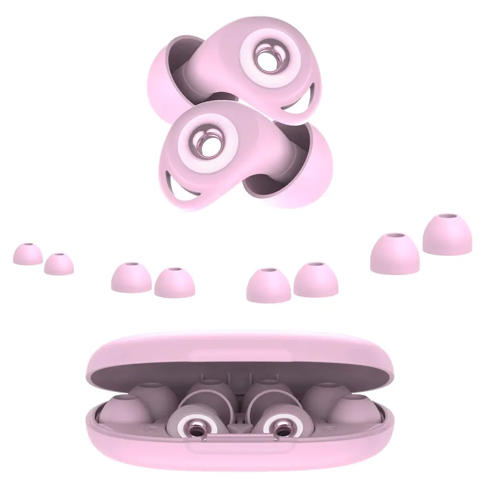 Ohrstöpsel zum Schlafen, 45dB Noise Cancelling, rosa