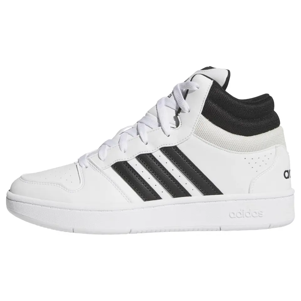 adidas Unisex Hoops Mid Classic Schuhe, FTWR Weiß/Schwarz/Orbit Grau, EU 39 1/3
