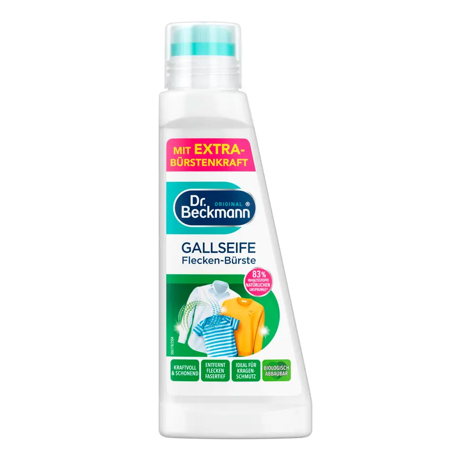 Dr. Beckmann Gallseife Flecken-Bürste | Fleckentferner | 250 ml
