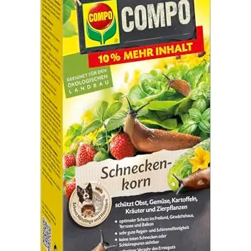 COMPO Schneckenkorn - regenfestes Granulat gegen Nacktschnecken - 2,2 kg