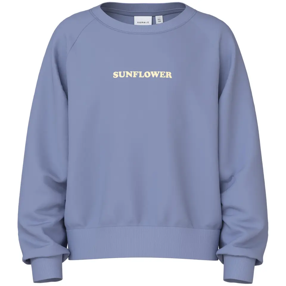 NAME IT Mädchen Nkfvanezza Sweat Unb, Purple Impression, 116 cm