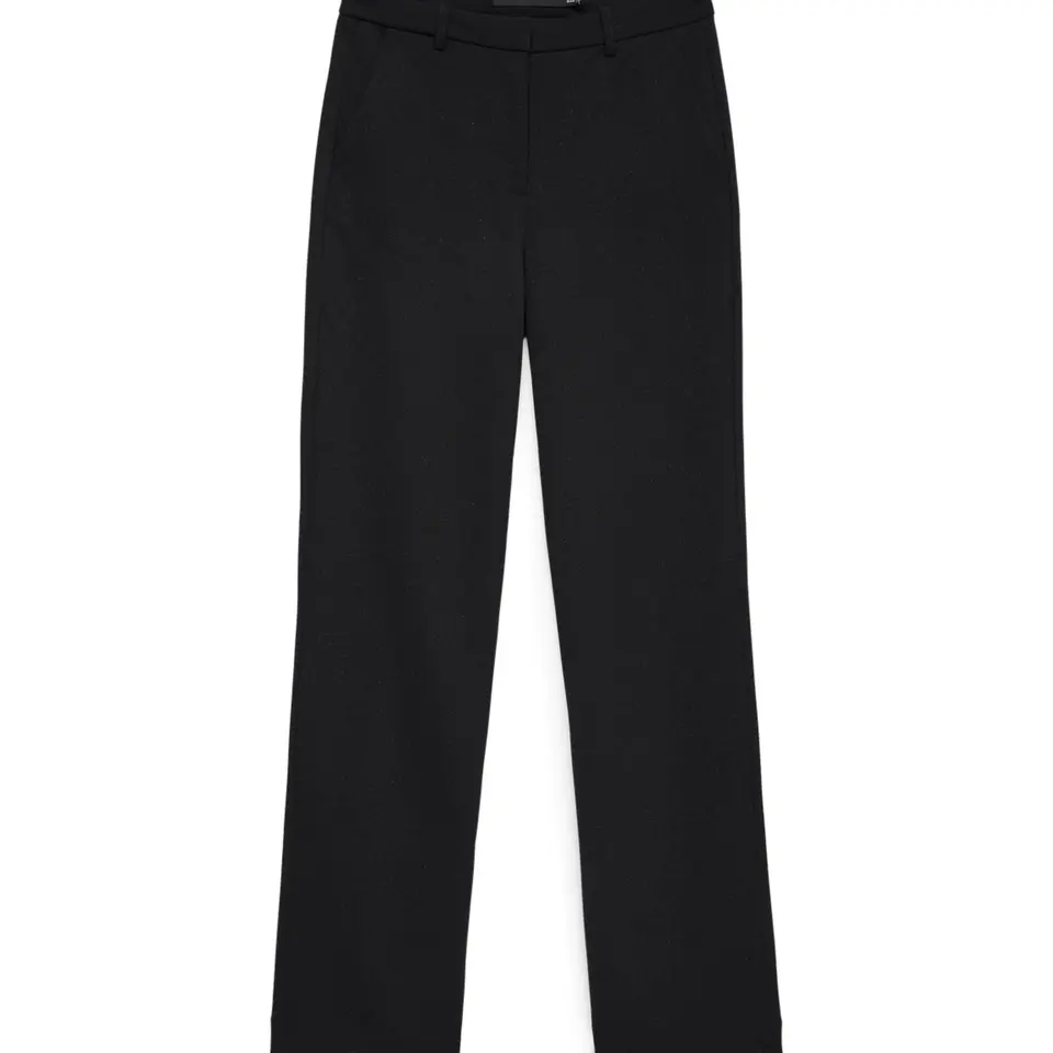 VERO MODA Damen Vmzamira Glitter Hose, Schwarz, Größe M / 32L