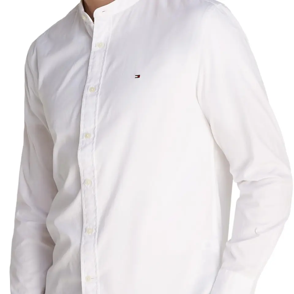 Tommy Hilfiger Herren Hemd Weiß (White), Größe L