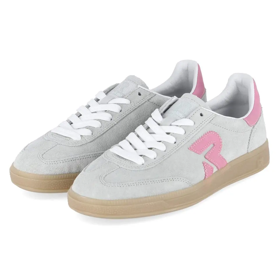 Rieker Damen Sneaker W2200 Low Grün, Gr. 36