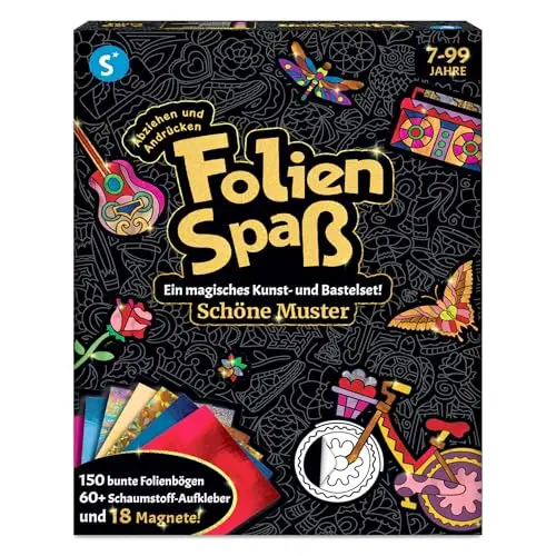 Skillmatics Folienspaß - Hübsche Muster, DIY Bastelset für Ostern, kreative Aktivitäten für Kinder und Familien