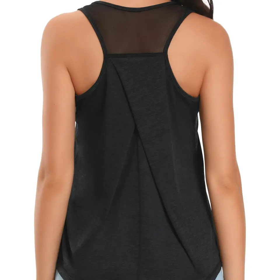 Dawnrole Damen Sport Tank Top Ärmelloses Fitness Top Yoga Oberteile