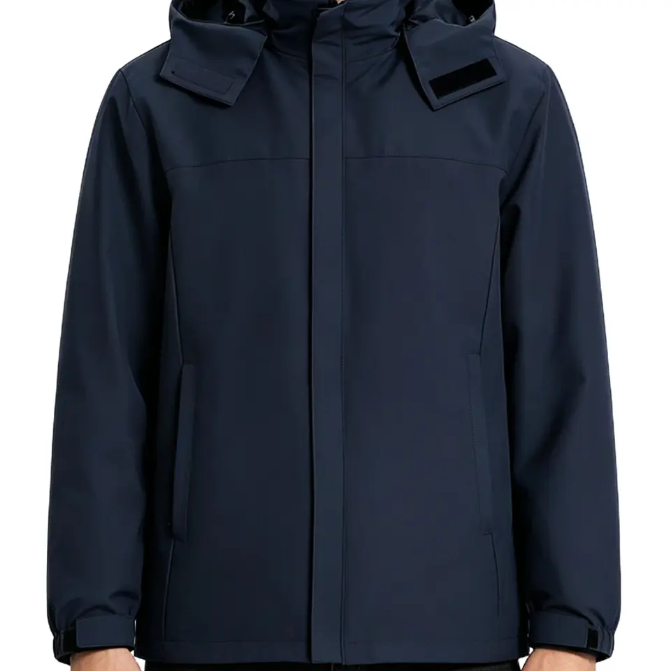 ACCNUO Herren Regenjacke Wasserdicht & Atmungsaktiv, Kapuze, Ideal zum Wandern, Bergsteigen, Angeln & Jagen