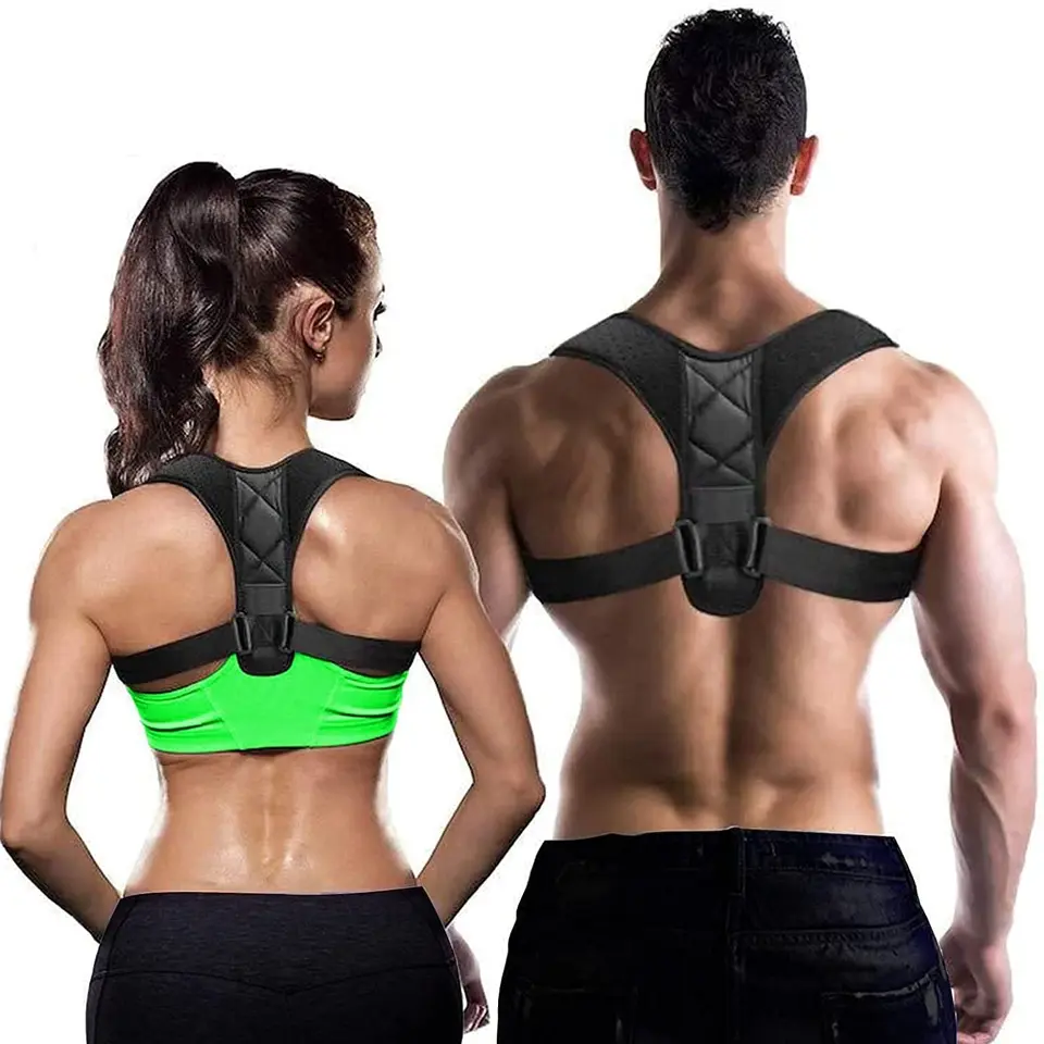 HADSOMUN Haltungskorrektur - Ergonomischer Rückengurt für Damen und Herren zur Vorbeugung von Rückenschmerzen