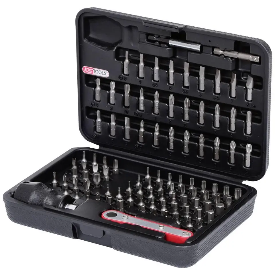 KS Tools 911.2080 1/4" CLASSIC Bit-Satz, 99-tlg.