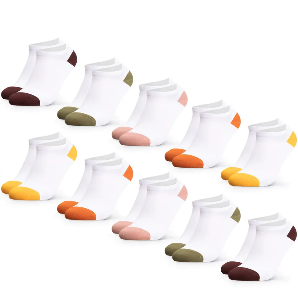 Occulto Damen Sneaker Socken 10er Pack (Maja) Herbst Mix 39-42