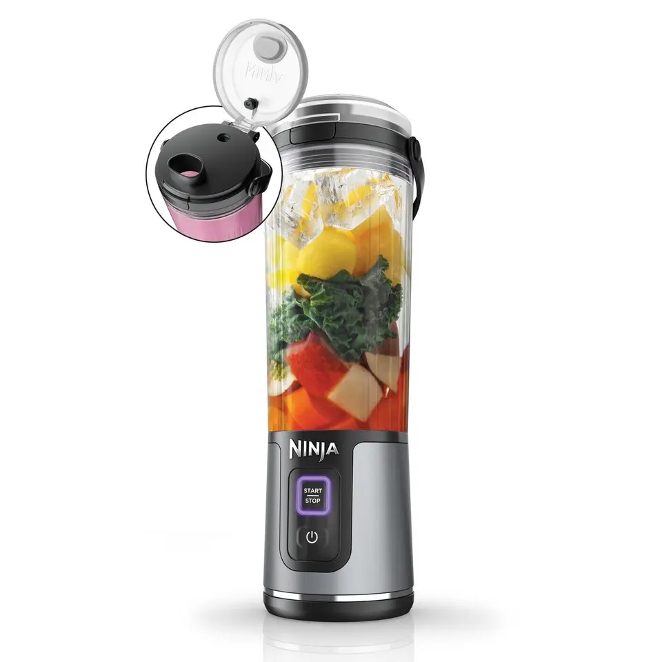 Ninja Blast Tragbarer Mixer & Smoothie Maker, 530ml Becher