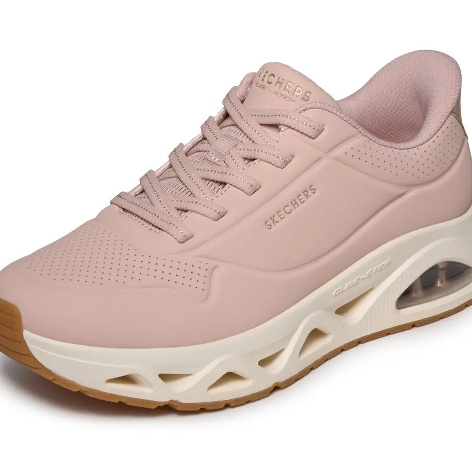 Skechers Damen Uno Glide-Step Air Slip-In Turnschuhe, Blush Durabuck/Rose Gold, 38 EU