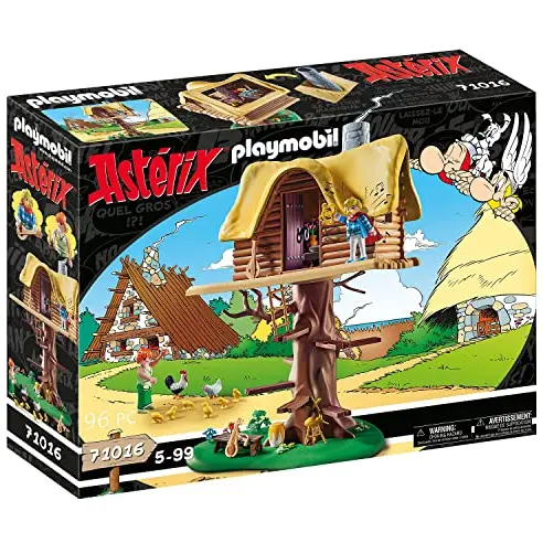PLAYMOBIL Asterix Troubadix mit Baumhaus, Spielzeug für Kinder ab 5 Jahren