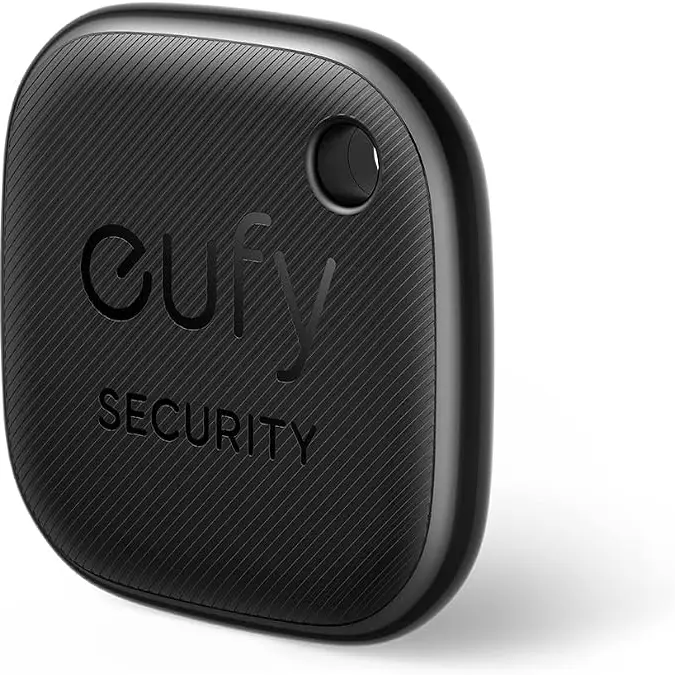 eufy Security SmartTrack Link (Schwarz) - Bluetooth Schlüsselfinder und Tracker für Gepäck und Ohrhörer