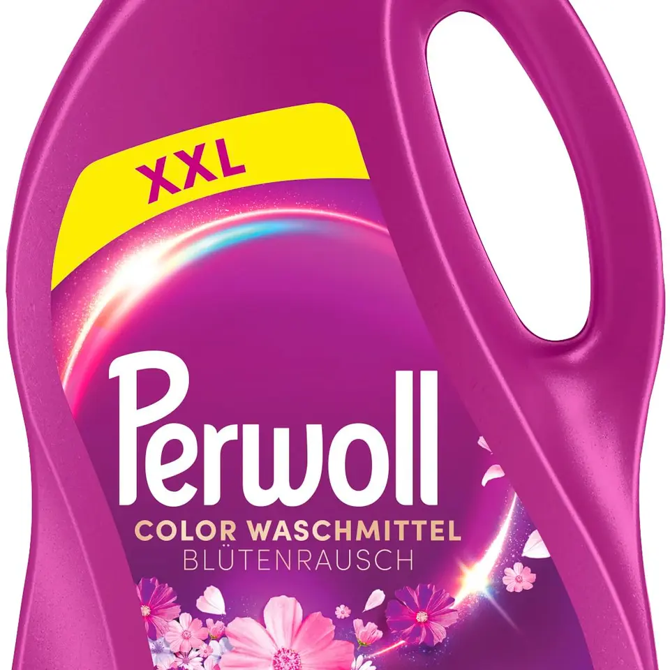 Perwoll Blütenrausch Waschmittel, 80 Waschladungen, sanft reinigend für farbige Textilien, Color Waschmittel