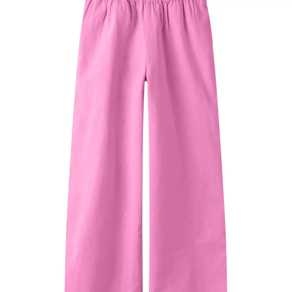 NAME IT Mädchen Nkffalinnen Wide Pant Noos, Strawberry Moon, 140 cm