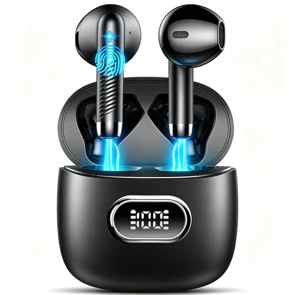 Renimer Bluetooth Kopfhörer, 50 Std In-Ear, kabellos, Bluetooth 5.4
