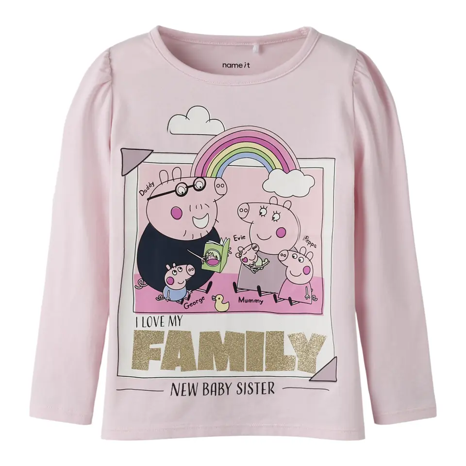 IT Girl Oberteil mit langen Ärmeln Peppa Wutz