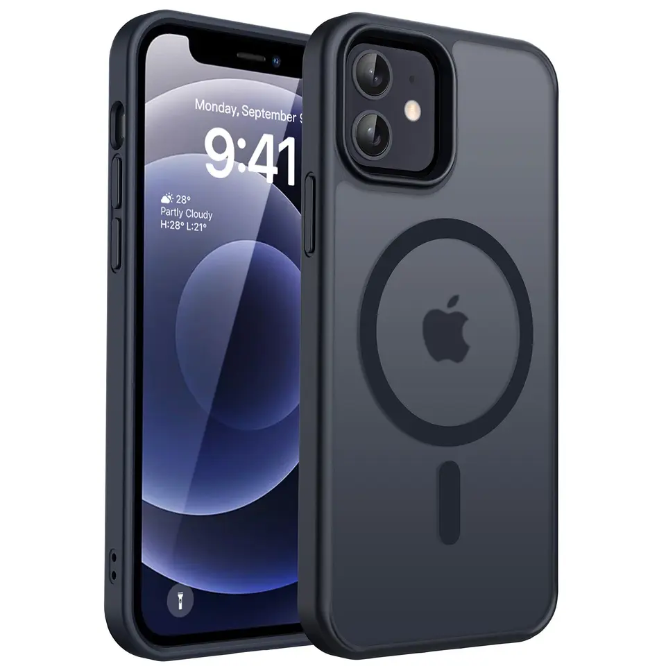 CACOE MagSafe Hülle für iPhone 12/12 Pro mit Militärschutz