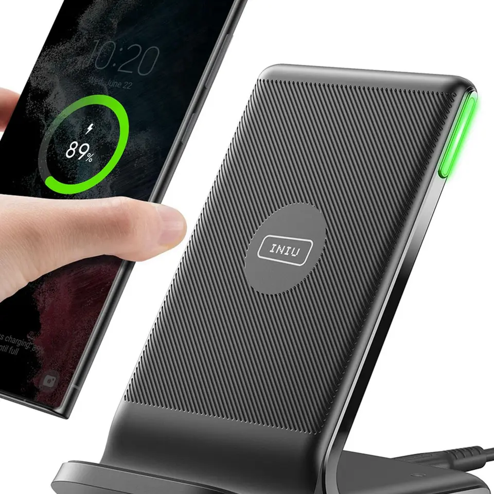 INIU Wireless Charger, 15W induktive Ladestation mit LED