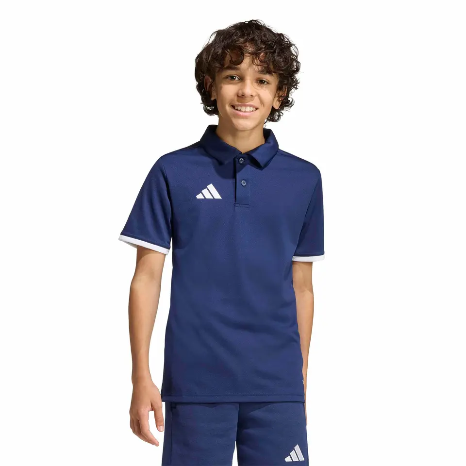 adidas Kinder Entrada26 Polo Kids Team Navy Blau & Weiß, 5-6 Jahre