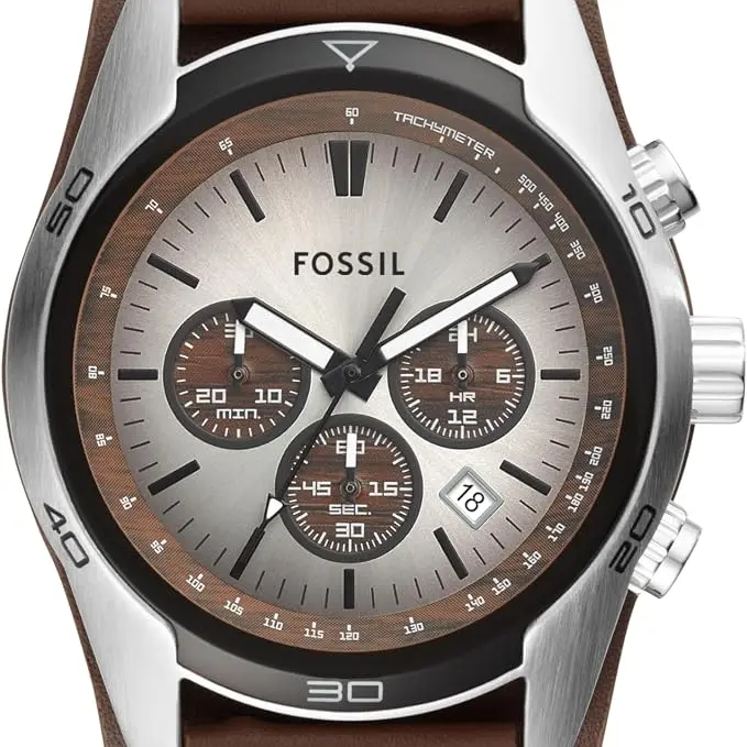 Fossil Coachman Herren Uhr mit Lederarmband