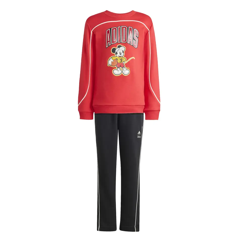 adidas Unisex Kids Mickey Mouse Jogger, pure ruby/off white, 9-10 Jahre
