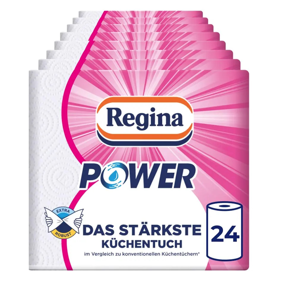 Regina Power 24 Küchenrollen Küchentücher, 2-lagig