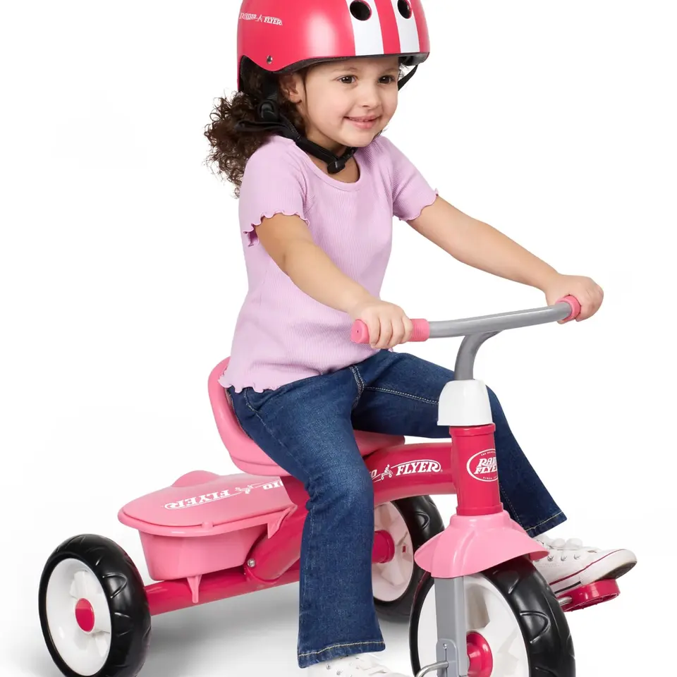 Radio Flyer Pinkes Dreirad für Kleinkinder 2,5–5 Jahre (exklusiv bei Amazon)