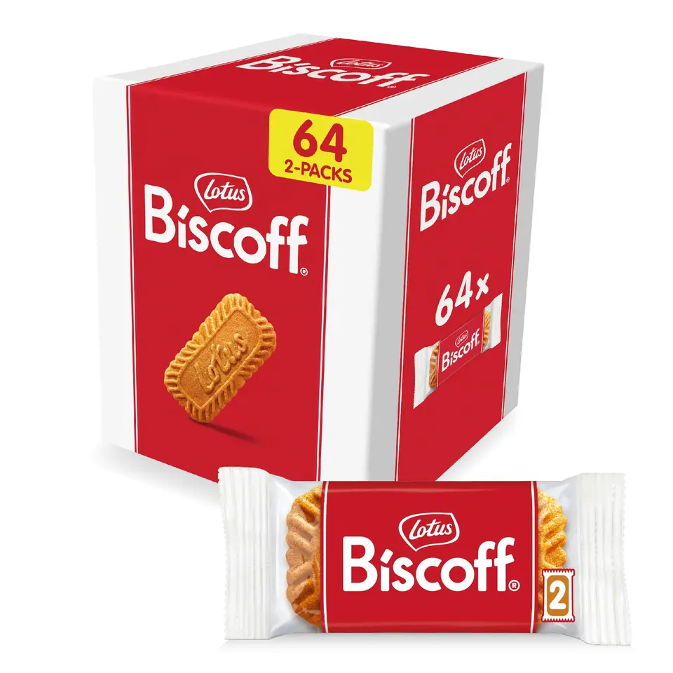 Lotus Biscoff Kekse im 2er Pack | 64 Beutel (992g)