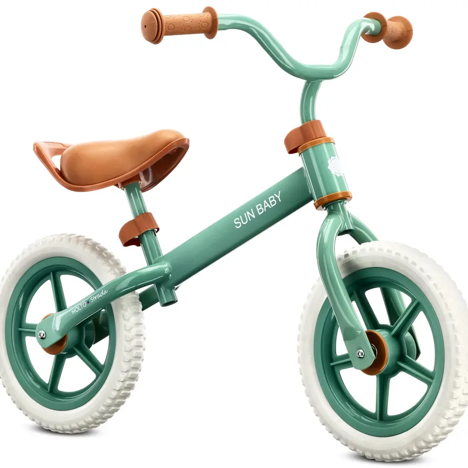 Sun Baby Molto Strada Kinderlaufrad, weiße Reifen - Sage Green