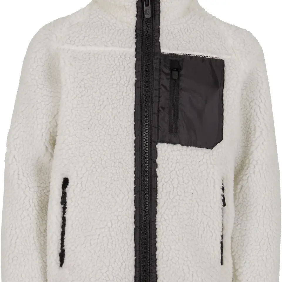 Brandit Kids Teddyfleece Jacke 15Y, weiß, Größe 146/152