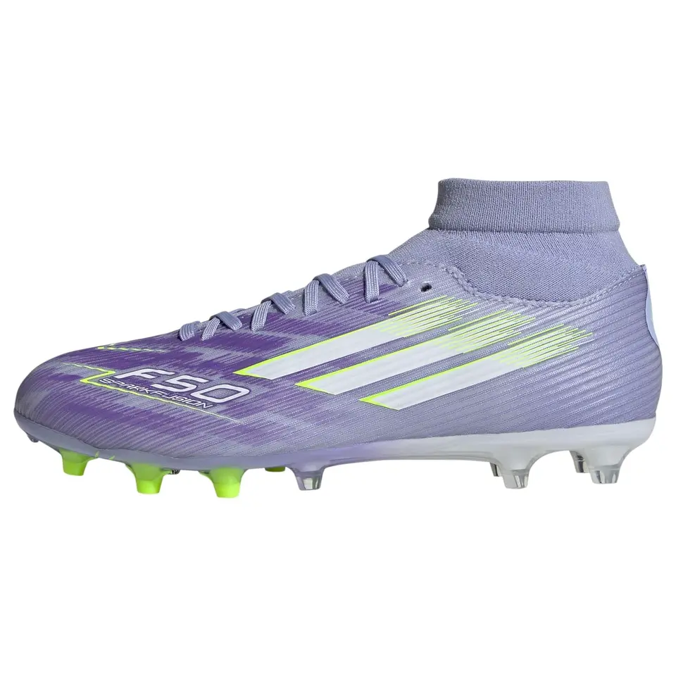 adidas Damen Fußballschuhe F50 SparkFusion League, violet/lucid lemon/purple Rush, 47 1/3 EU