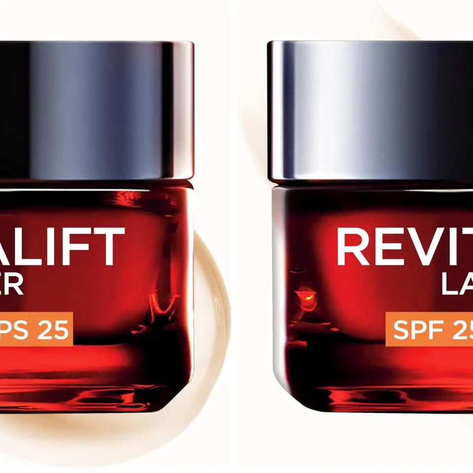 L'Oréal Paris Revitalift Láser Tagescreme gegen Alterserscheinungen SPF 25 mit Proxylane, 50 ml (Packung mit 2)