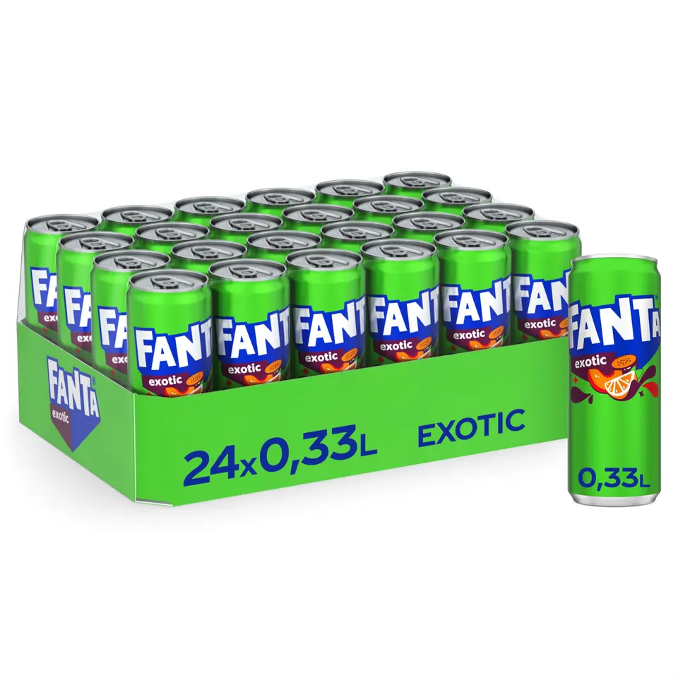 Fanta Exotic, Limonade, 24 x 330 ml