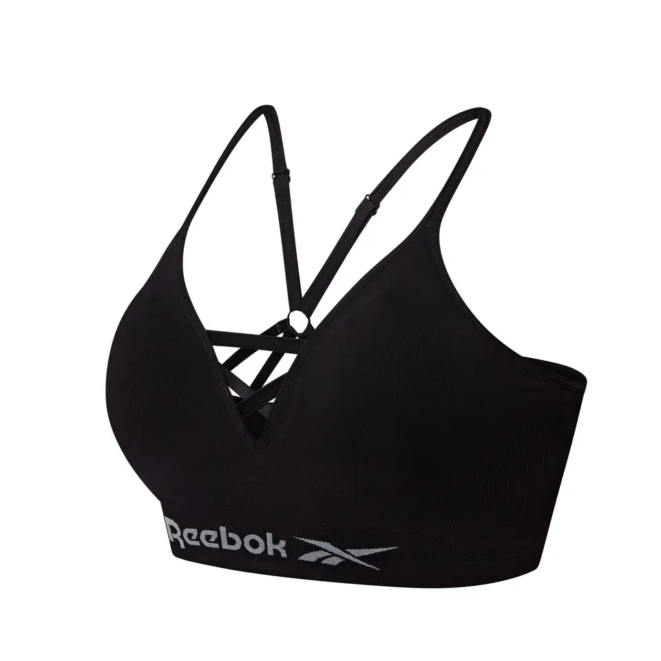 Reebok Maryna Sport-BH Damen, gepolstert, ohne Bügel, für Yoga, Gym & Freizeit