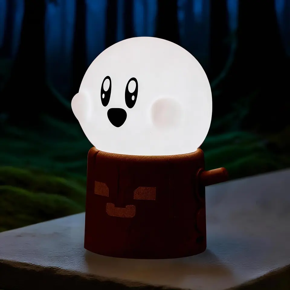 IHALO Cute Nachttischlampe Nachtlicht mit Dimmbar, Kabellose, 2 Modi, Warmes Licht, Wiederaufladbar für Kinder & Erwachsene