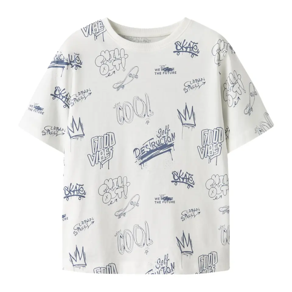 Jungen Nkmbyson Top Ps Cloud Dancer, 122–128 cm