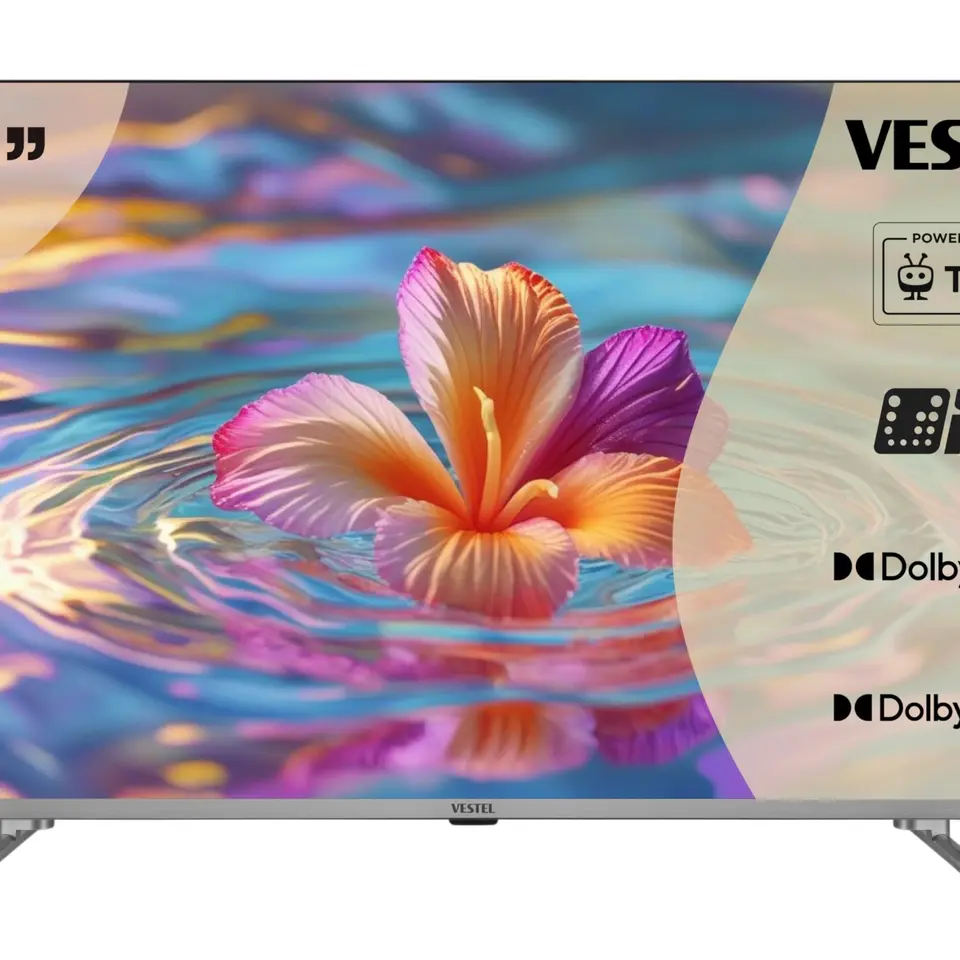 Vestel 50" Smart TV mit 4K UHD, Dolby Vision, Dolby Atmos, Triple-Tuner, LED Fernseher in Schwarz